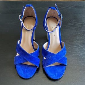 Anthropologie Beautiful Blue Shoes